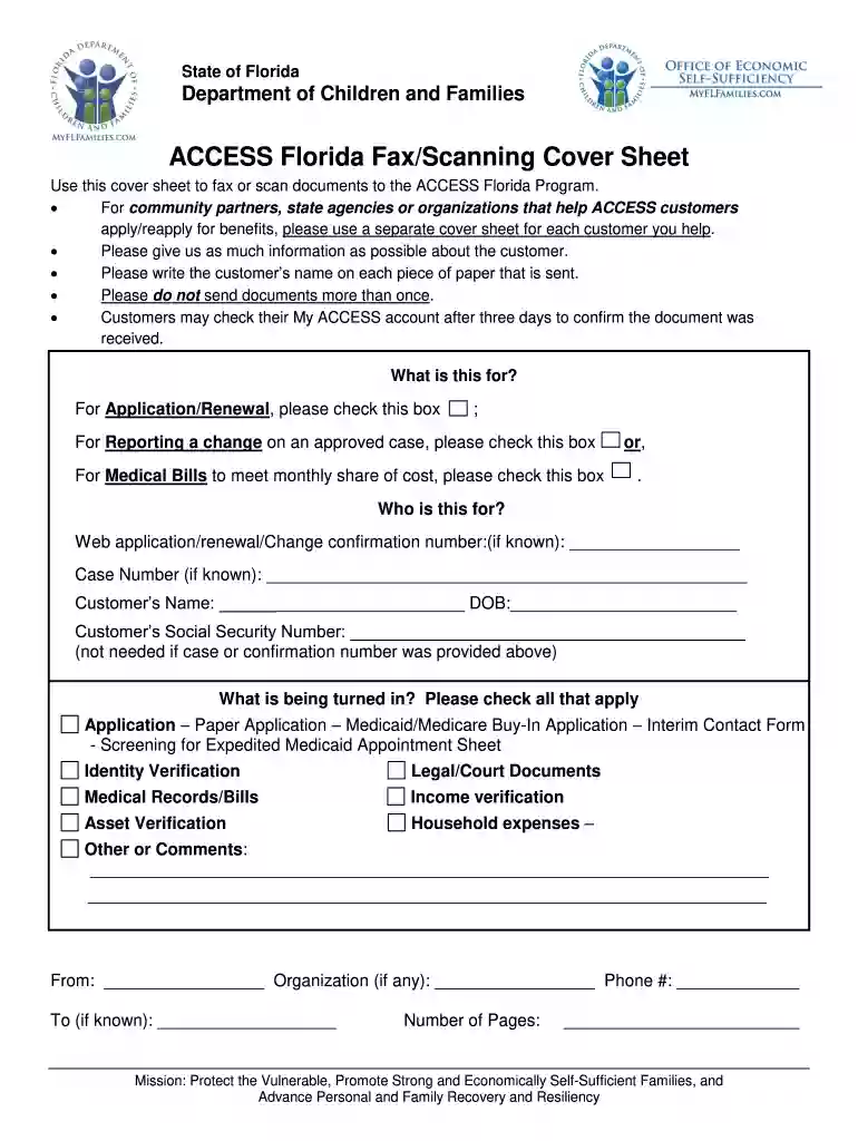 my access florida Preview on Page 1