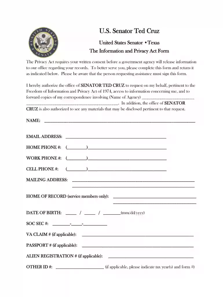 texas cruz information act Preview on Page 1