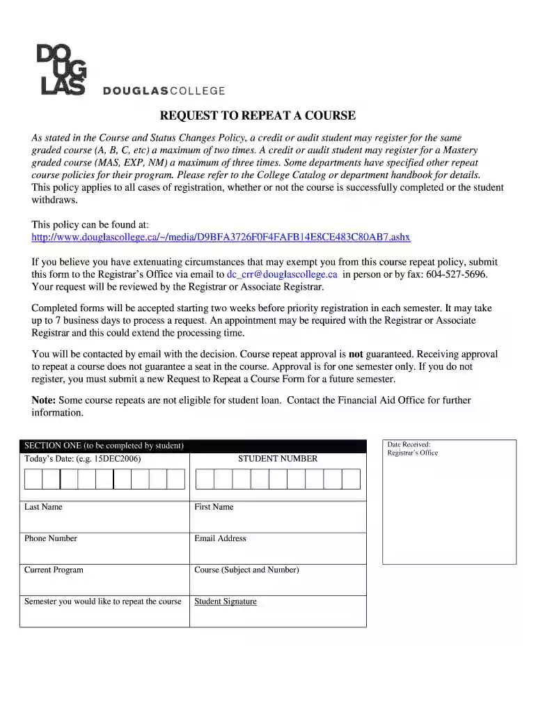 doughlas college canada Preview on Page 1