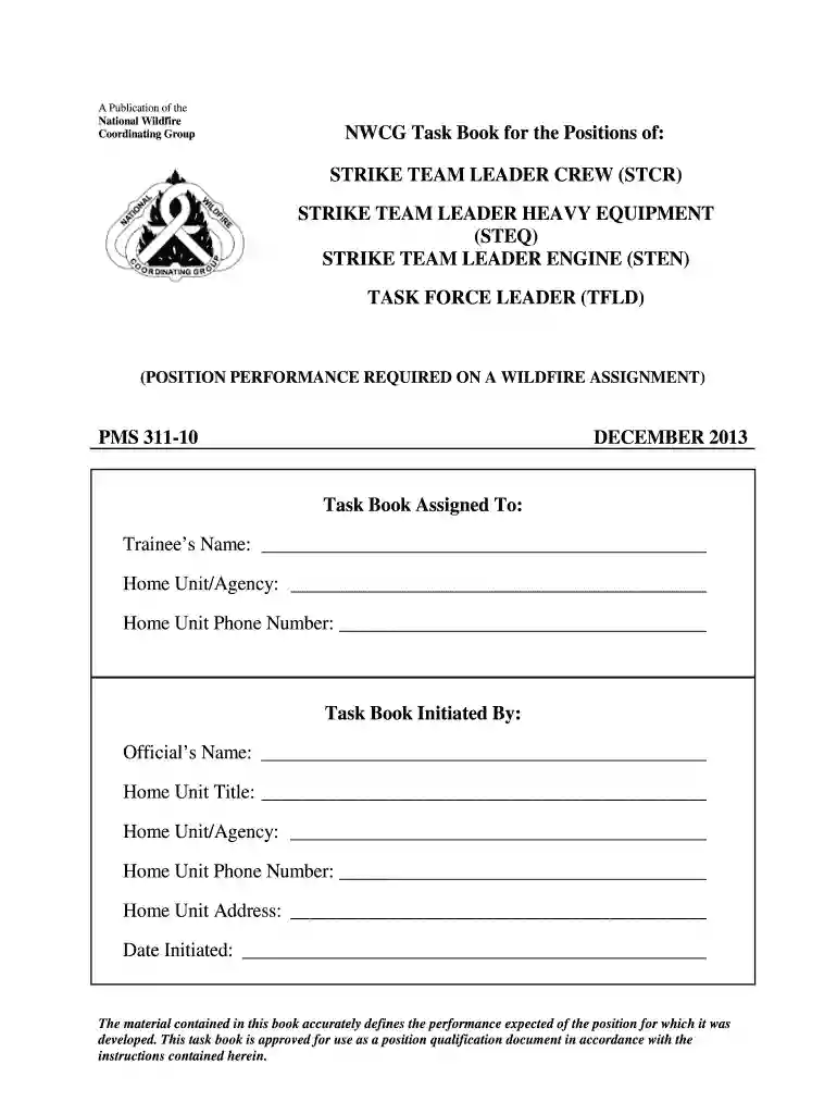 task force leader task book Preview on Page 1