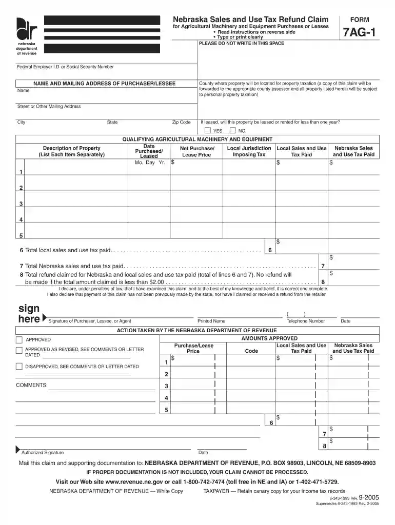 nebraska 1 form Preview on Page 1