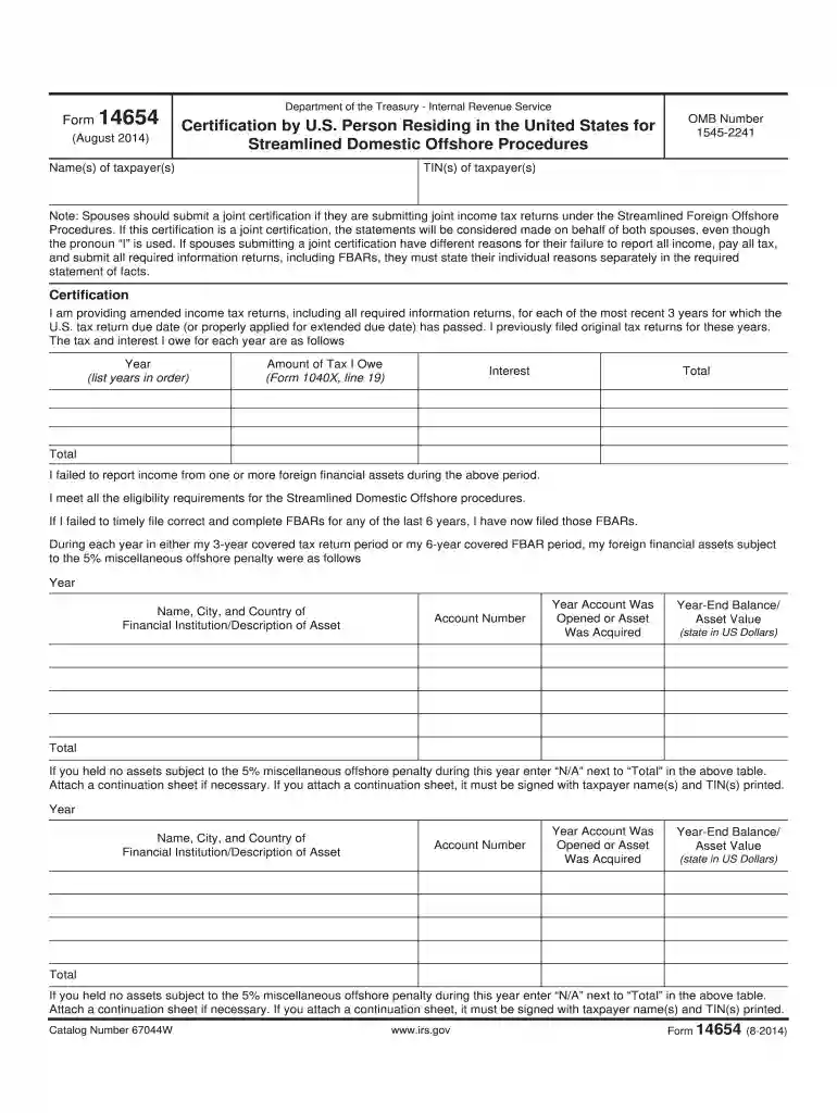 14654 2014 form Preview on Page 1