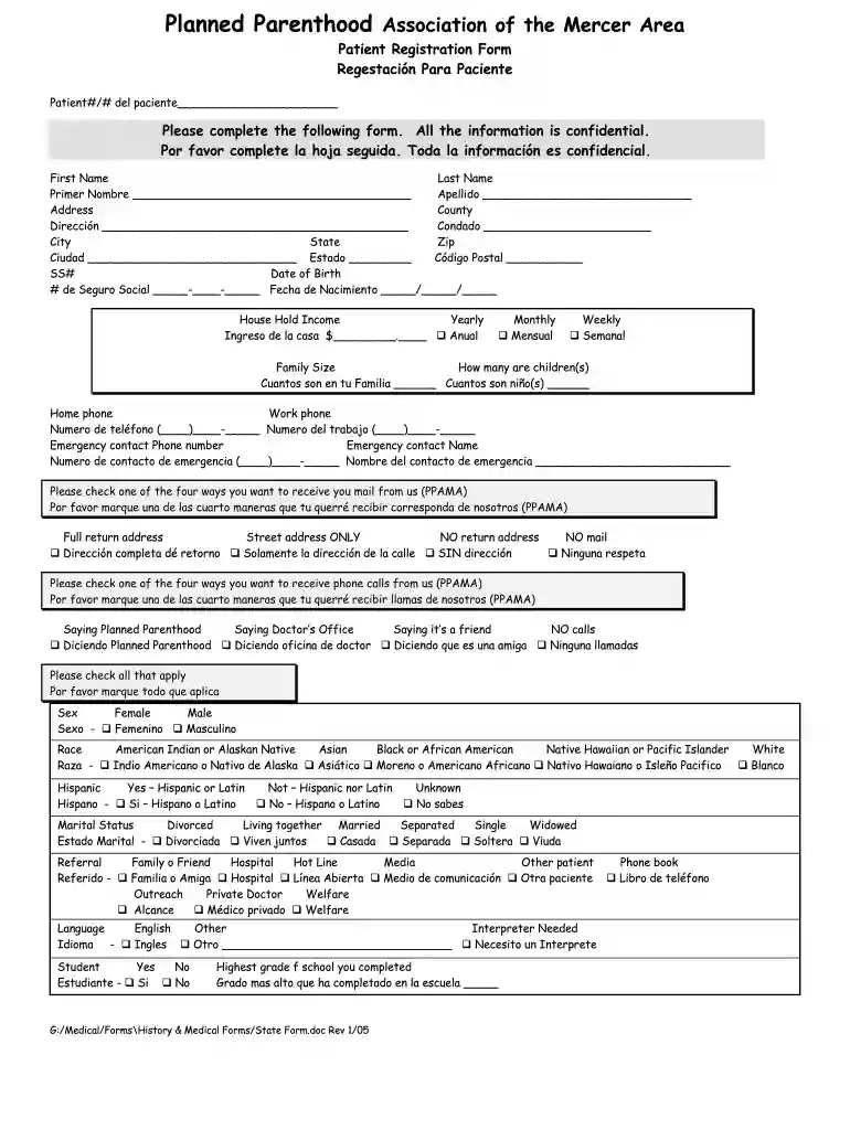 planned parenthood doc Preview on Page 1