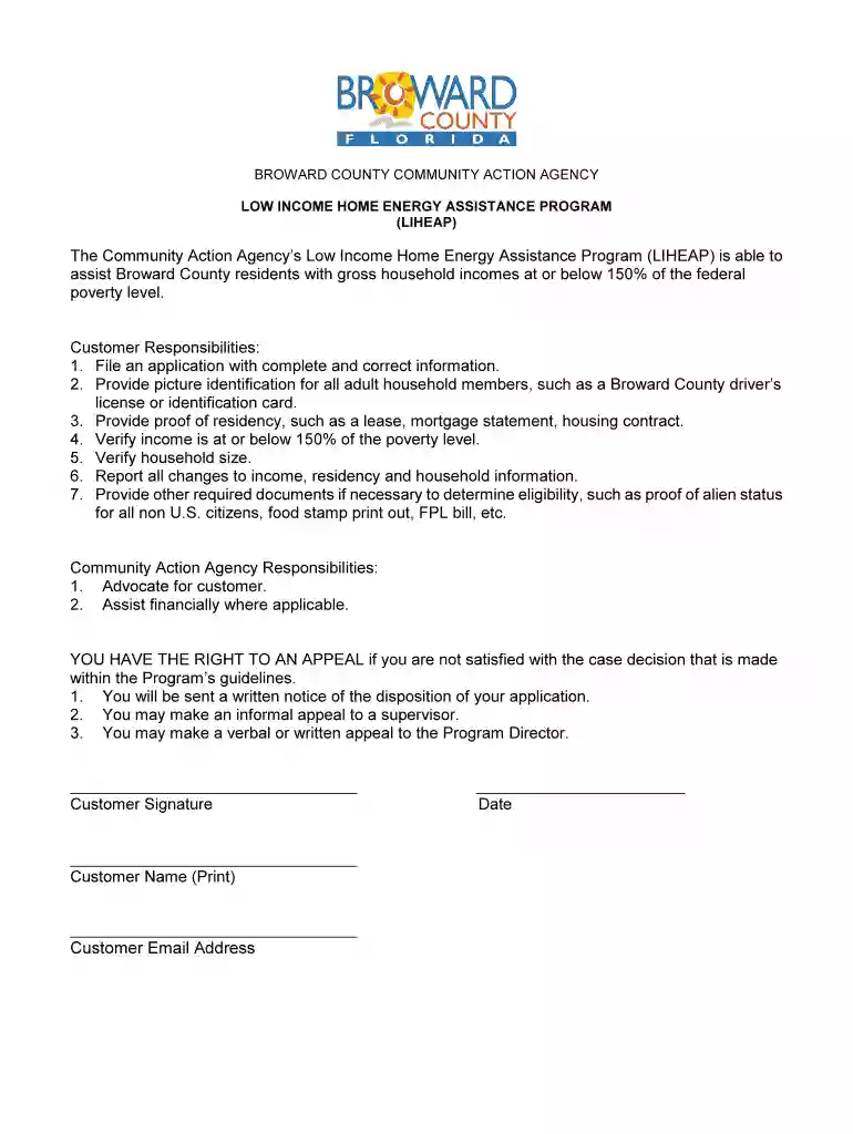 liheap broward Preview on Page 1