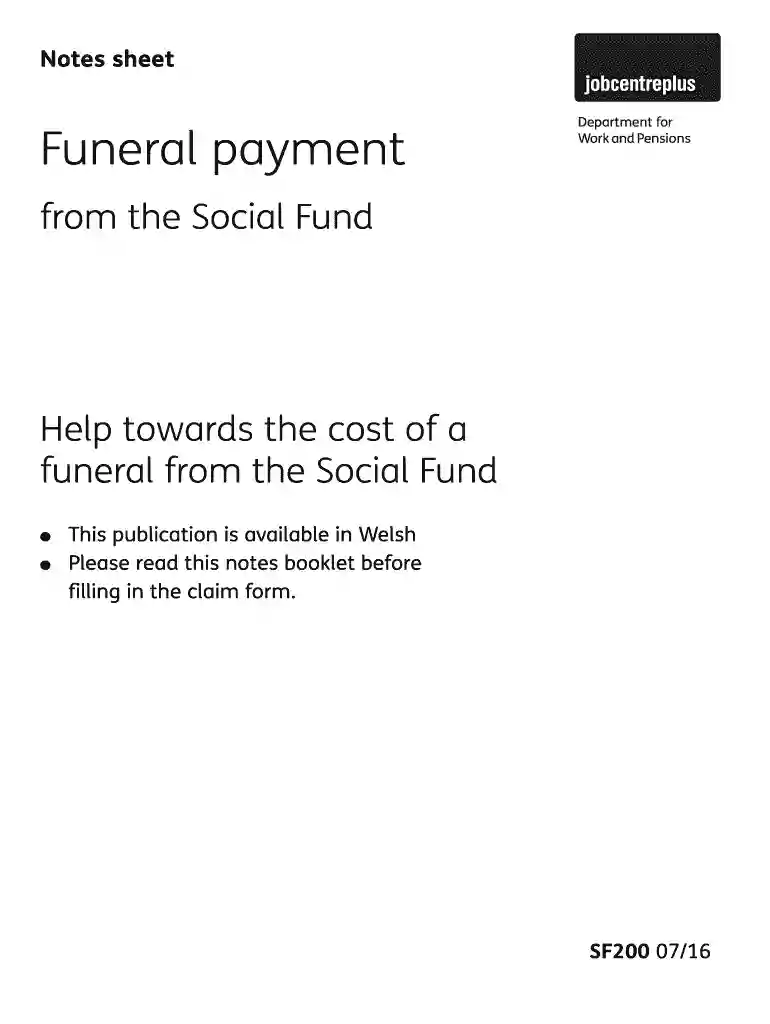 sf200 form online Preview on Page 1