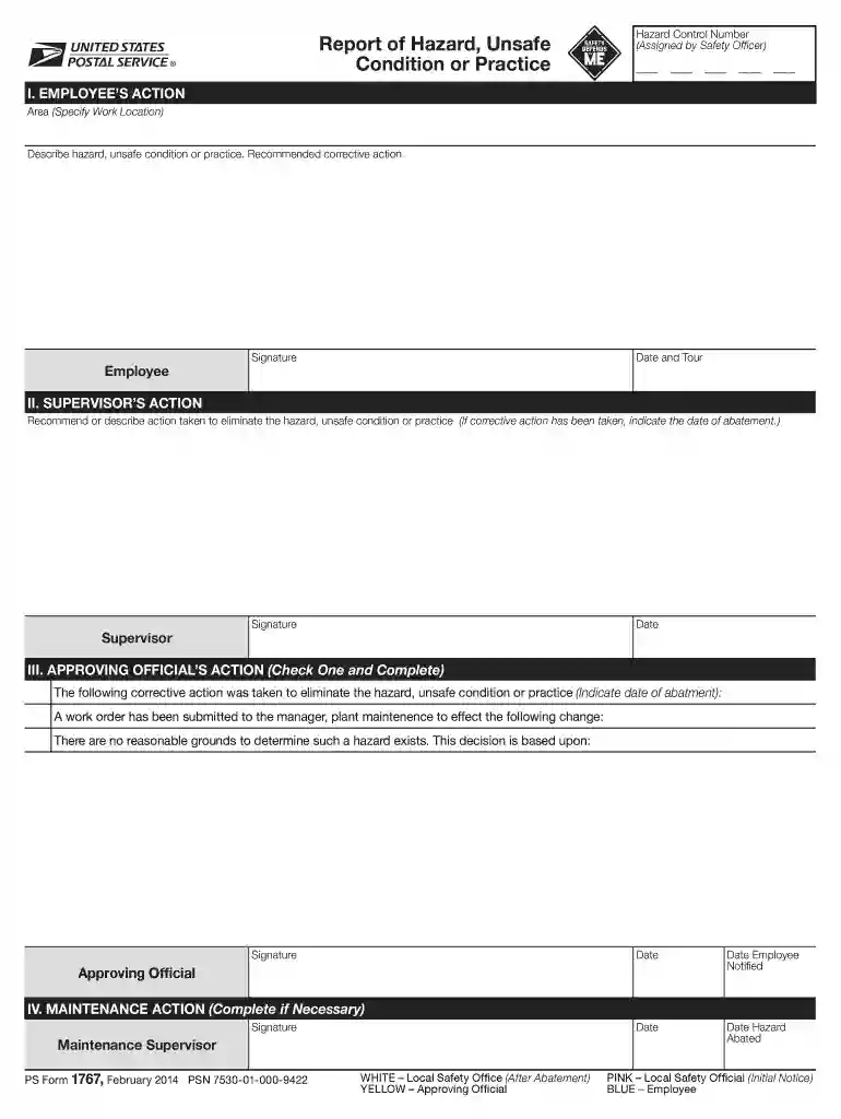 form 1767 Preview on Page 1