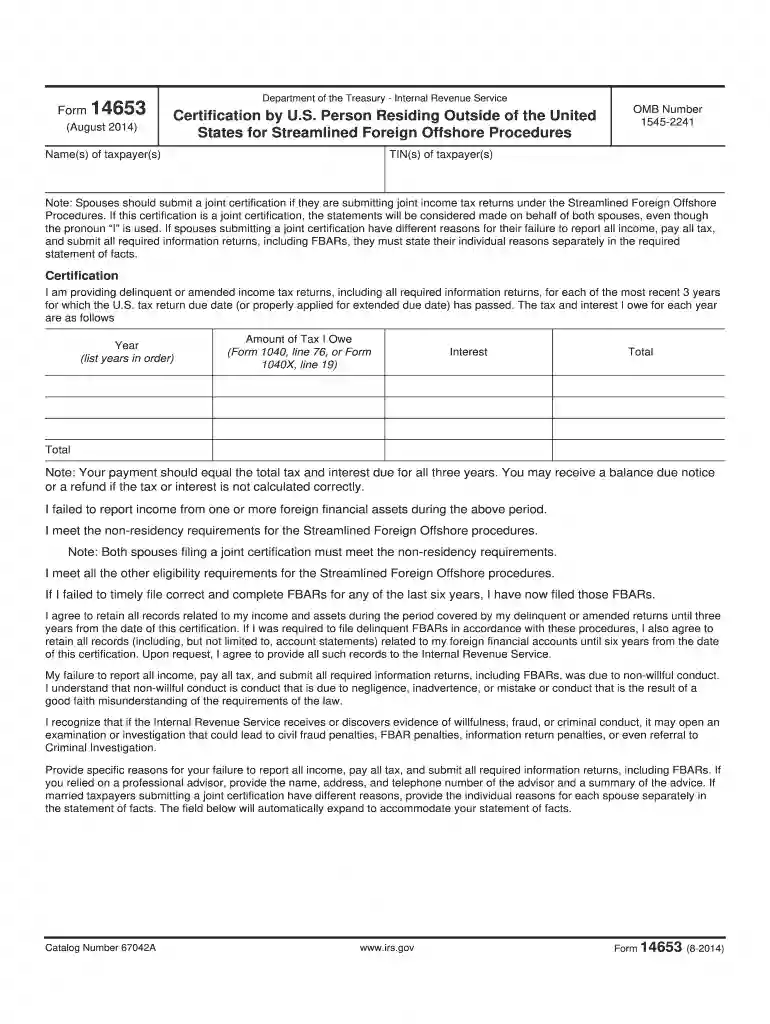 form 14653 Preview on Page 1