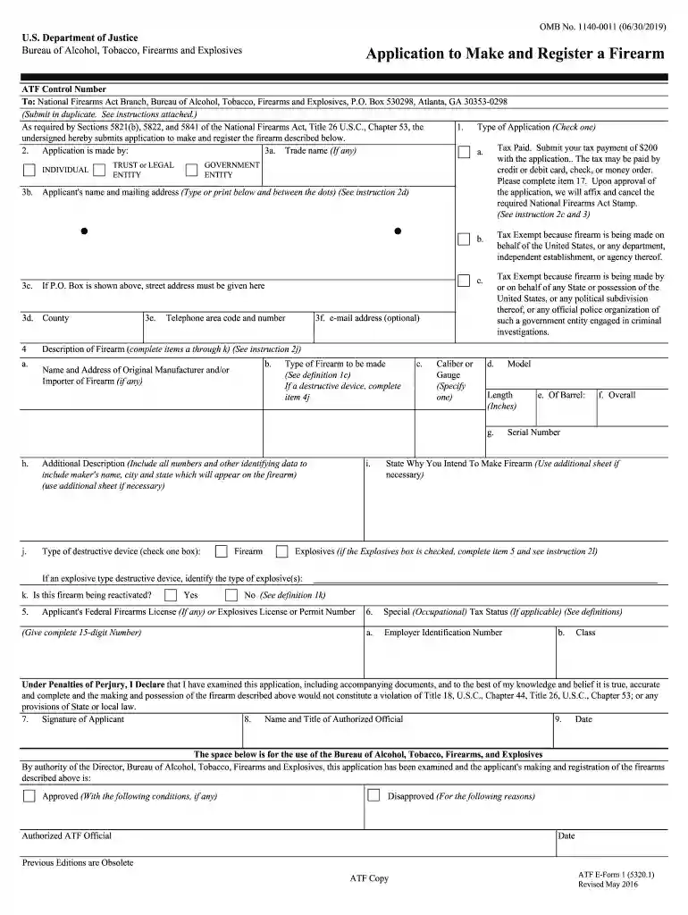 form 1 suppressor 2024 Preview on Page 1