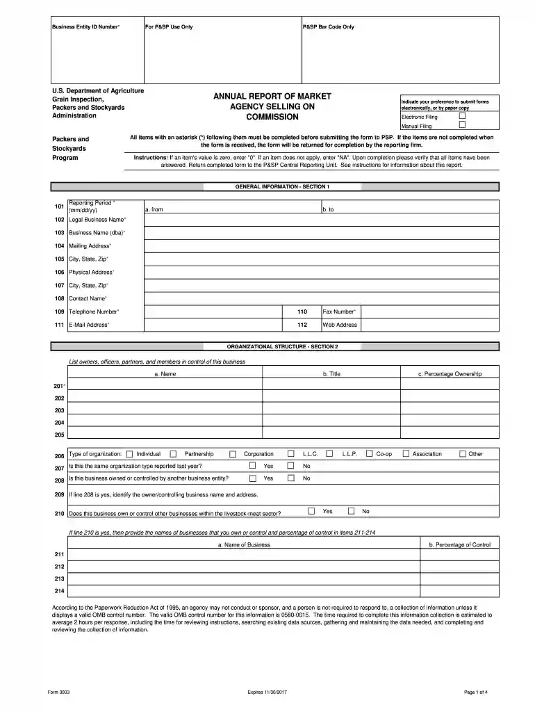 form 3003 Preview on Page 1