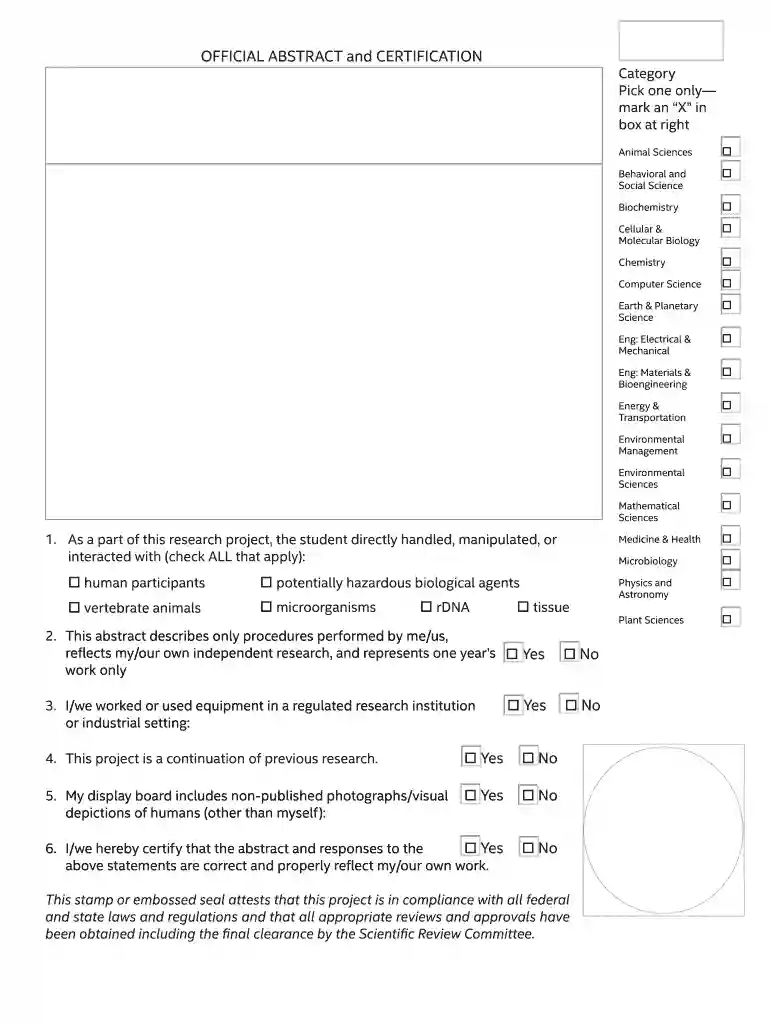 abstract form Preview on Page 1