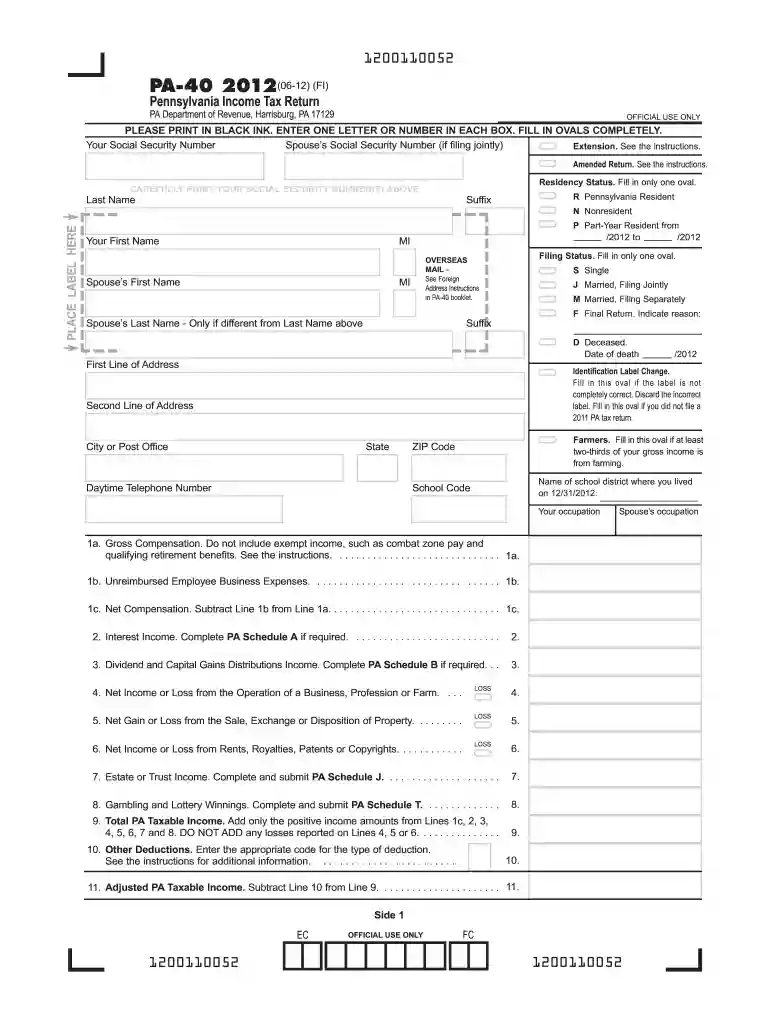 2012 pennsylvania Preview on Page 1