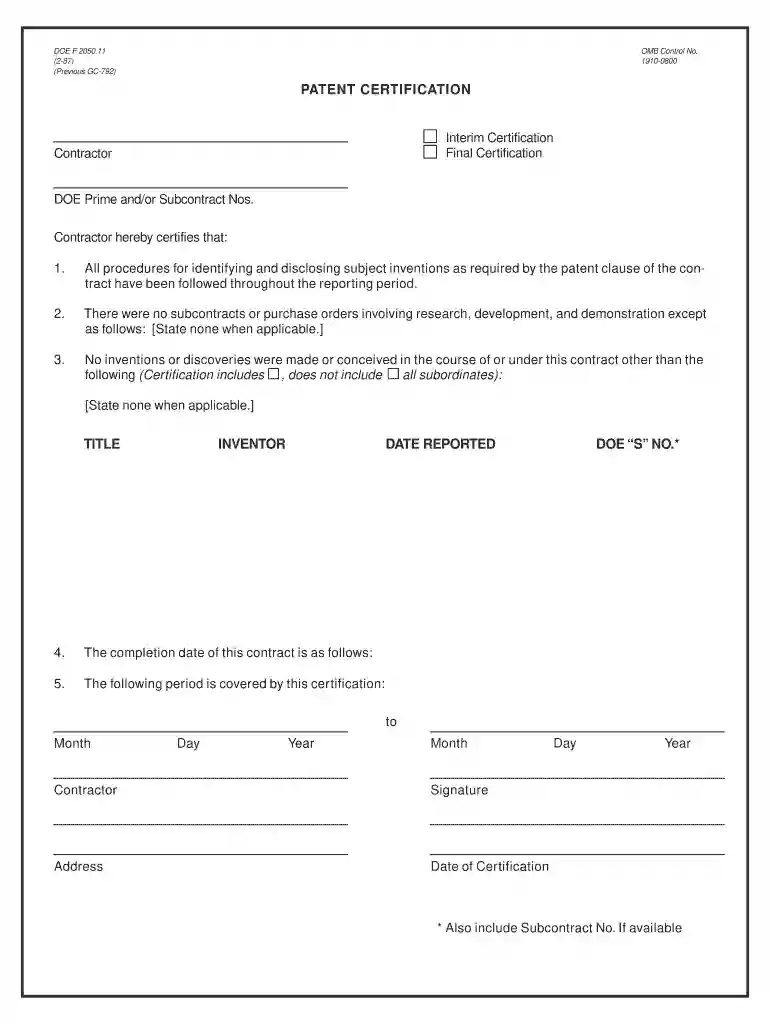 doe f 2050 11 Preview on Page 1