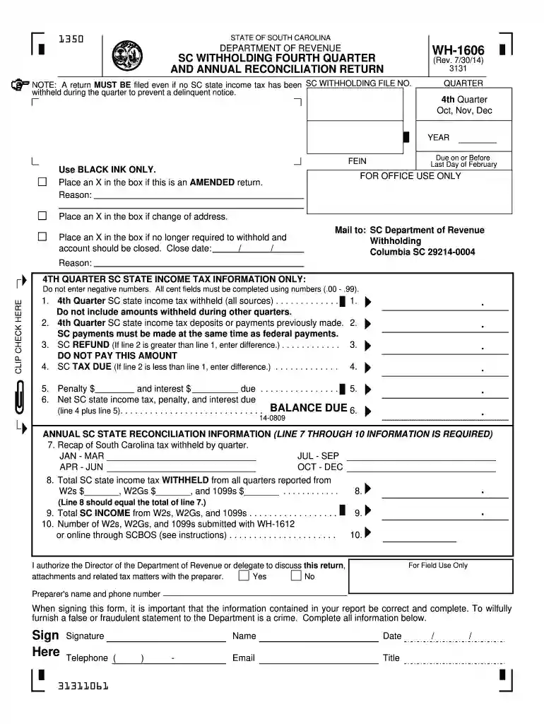 wh 1606 2014 form Preview on Page 1