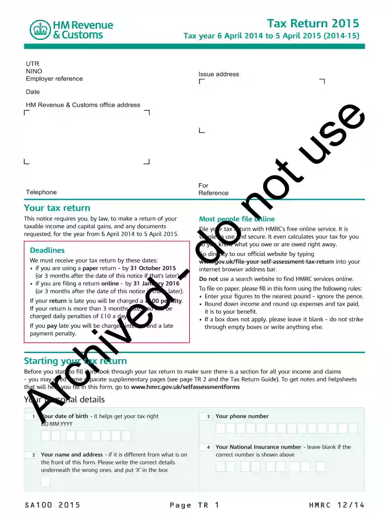 sa100 Preview on Page 1
