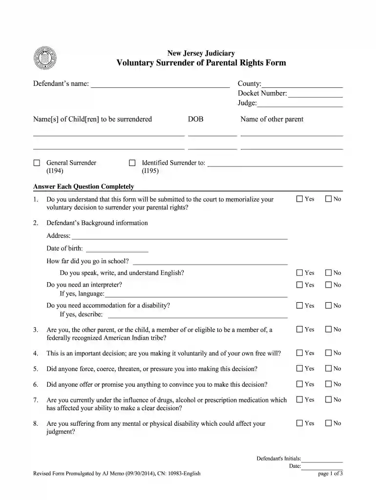 nj annulment forms pdf Preview on Page 1