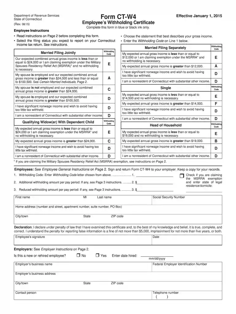 ct das forms 2015 Preview on Page 1