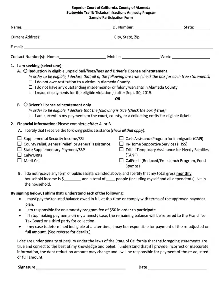 california traffic ticket forgiveness Preview on Page 1