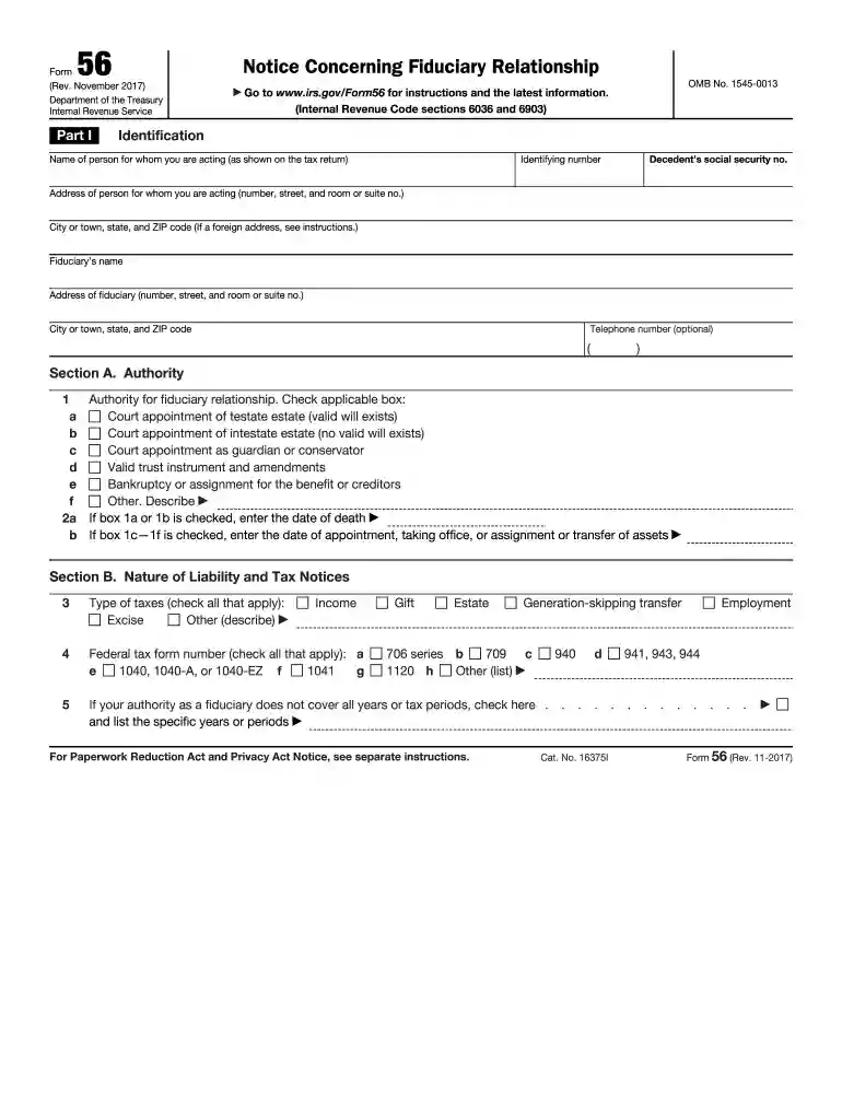 irs 56 Preview on Page 1