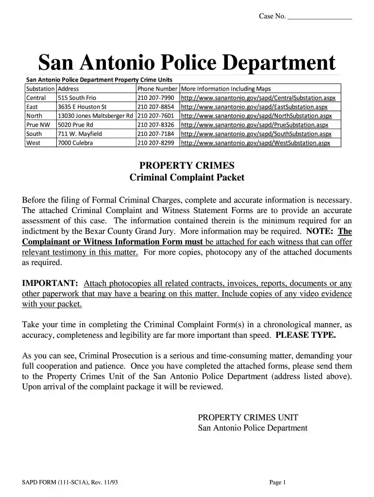 san antonio police reports online Preview on Page 1
