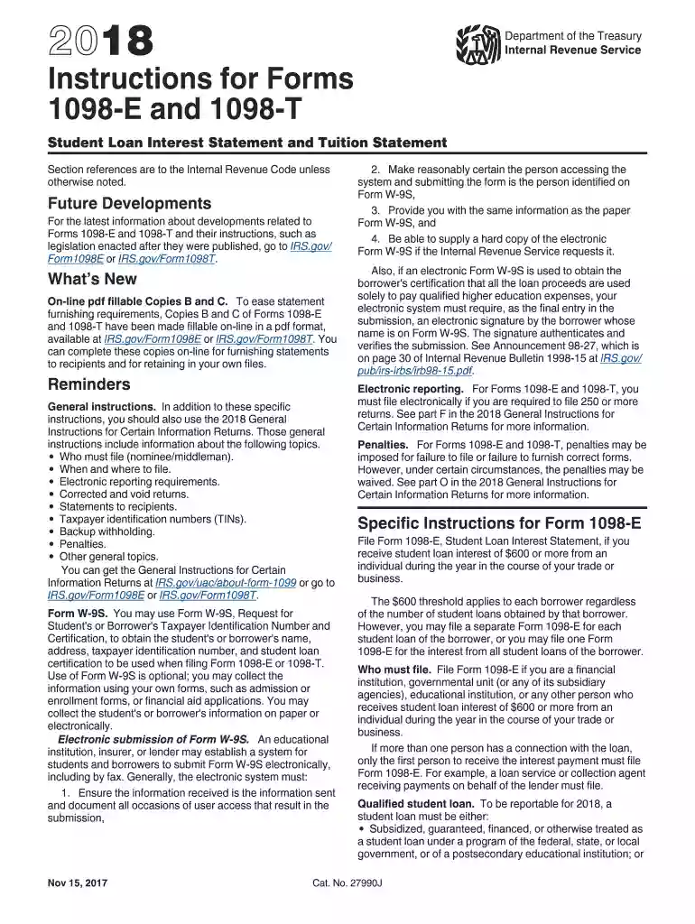 instructions 1098 t 2016 form Preview on Page 1