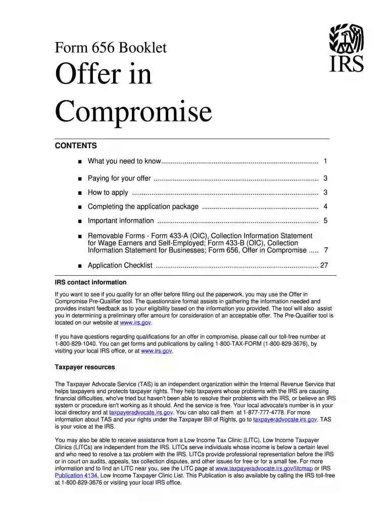 form 656 2015 Preview on Page 1