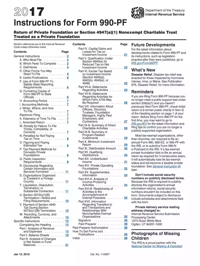 990 pf instruction 2015 form Preview on Page 1