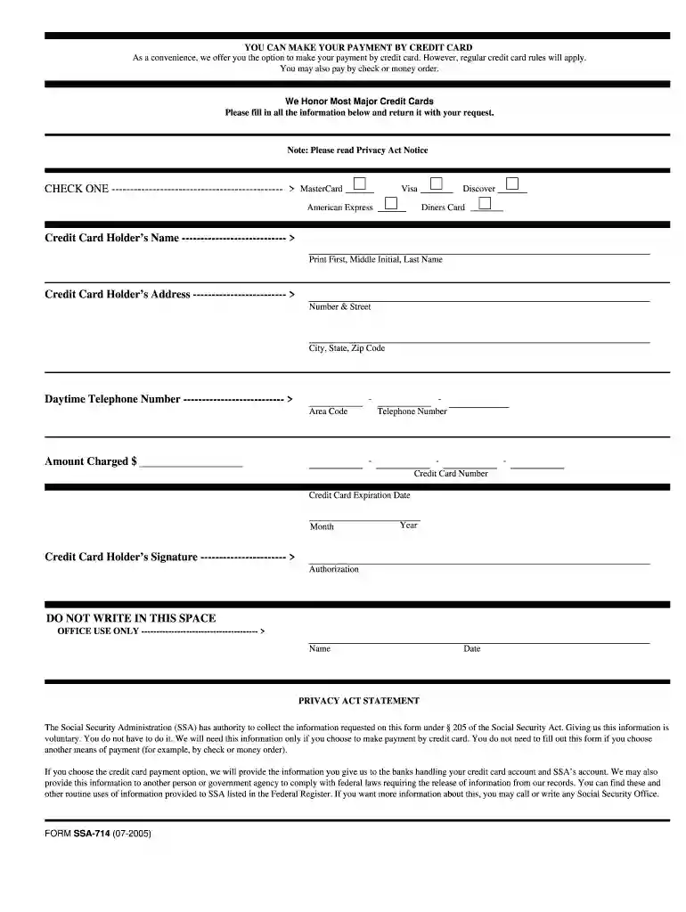ssa 714 Preview on Page 1