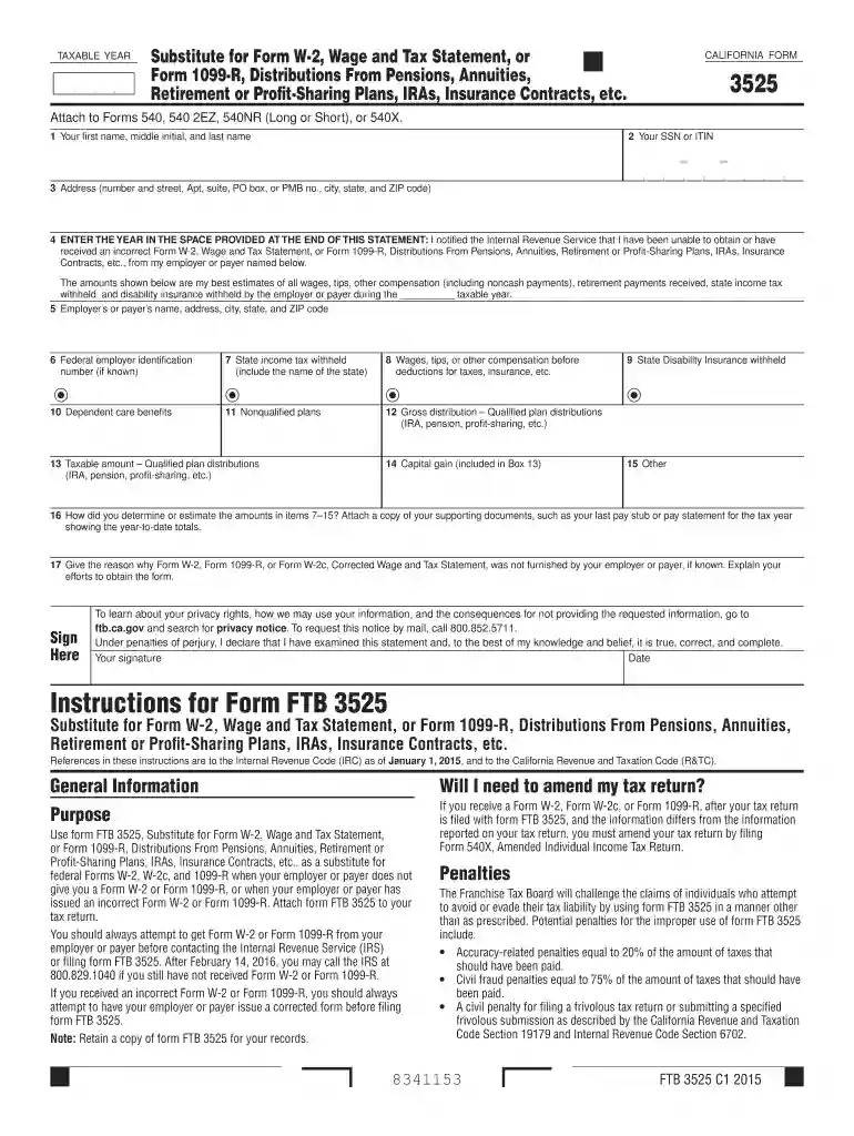 Acceptable Forms and Occurrences for CA Individual e-file Preview on Page 1