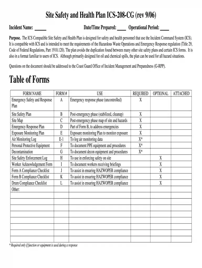 safety and health program example Preview on Page 1