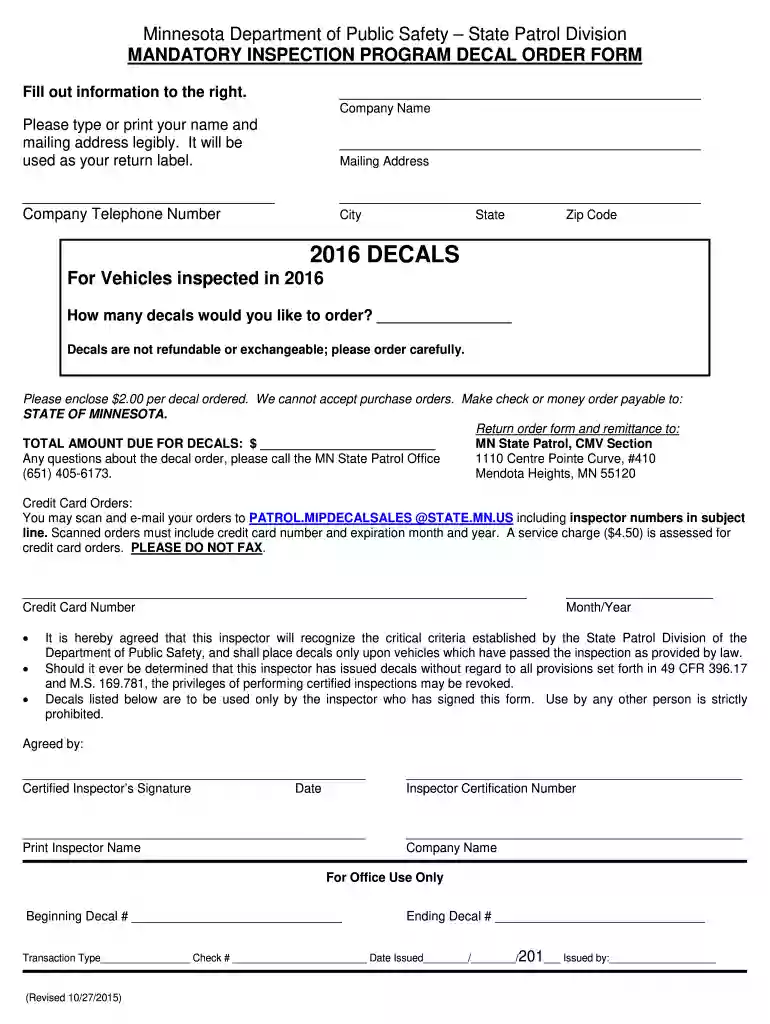 mn dot inspection form Preview on Page 1