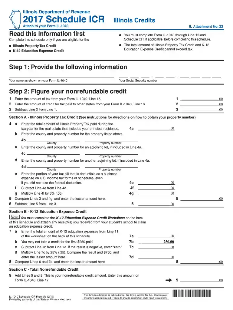 2015 il 1040 Preview on Page 1