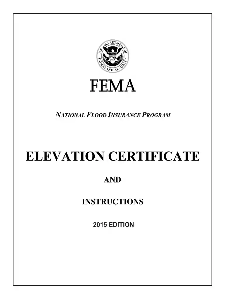 elevation certificate 30f2015 Preview on Page 1