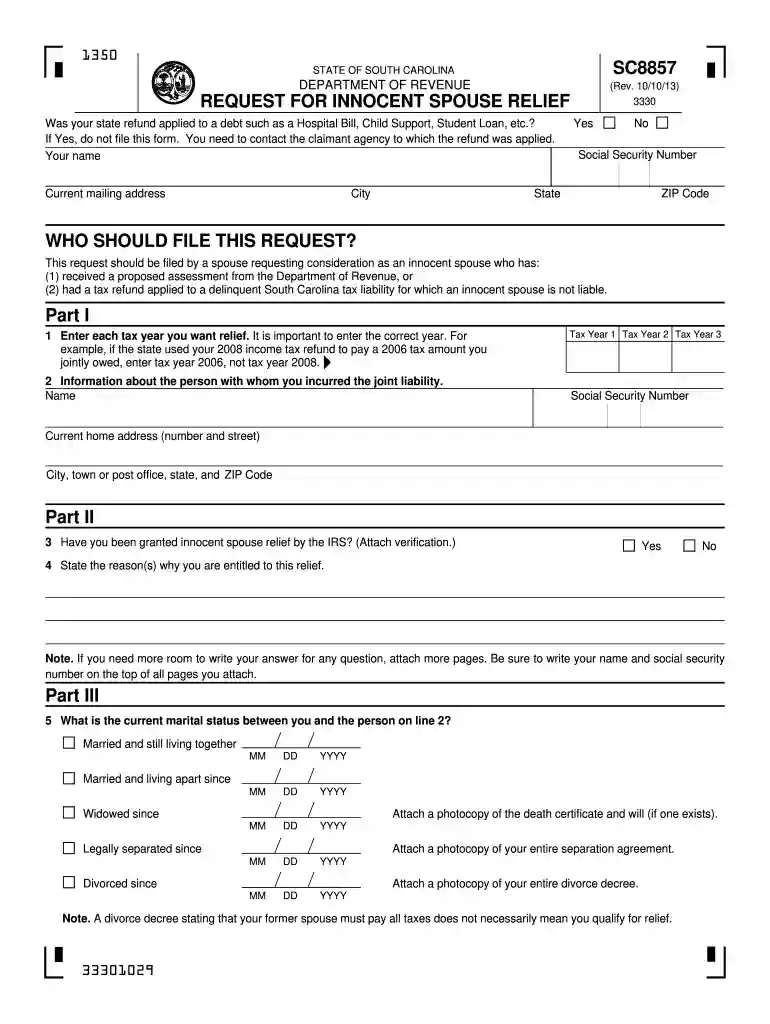 Download Form SC8857 Preview on Page 1