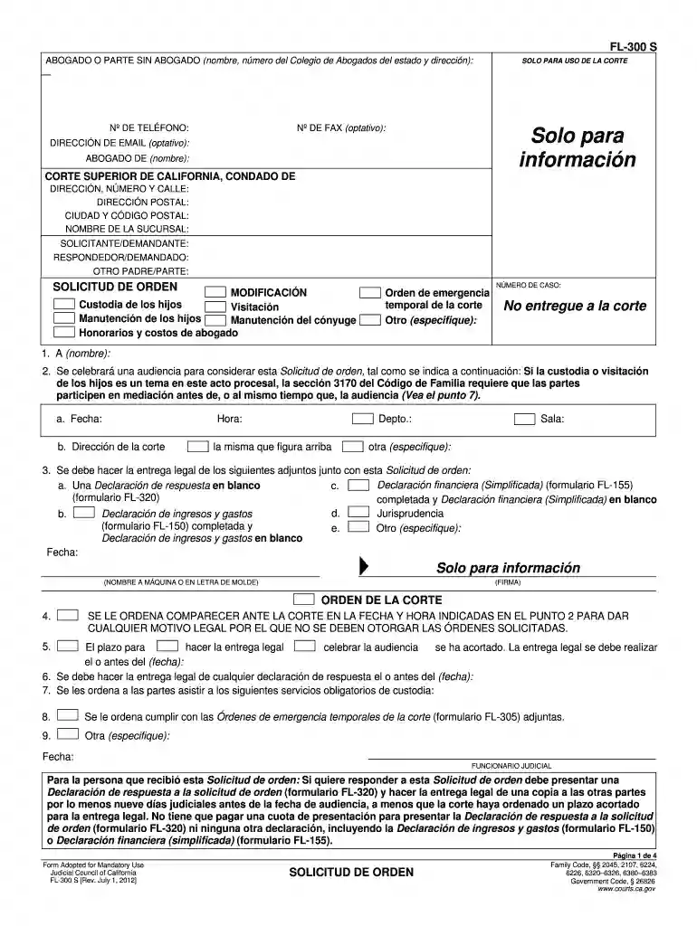 fl 330 form printable Preview on Page 1