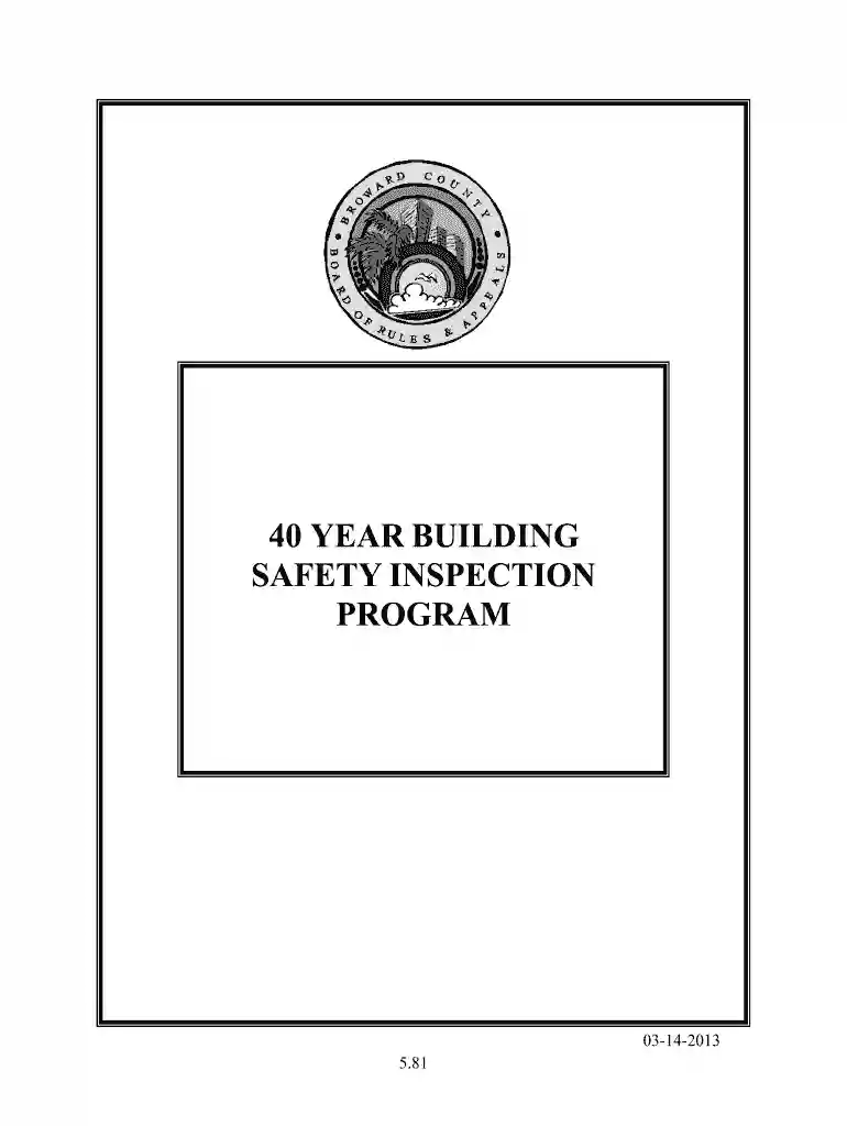 florida 40 year inspection Preview on Page 1
