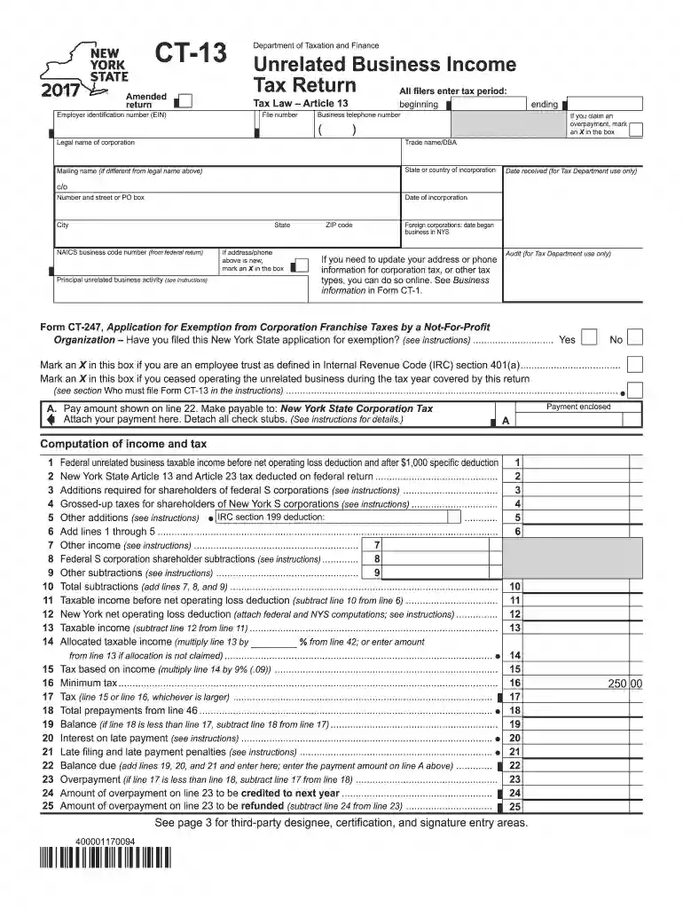 ct 13 2017 form Preview on Page 1