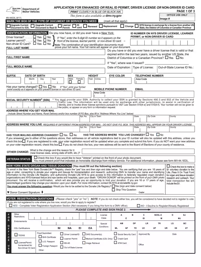 enhanced license ny Preview on Page 1