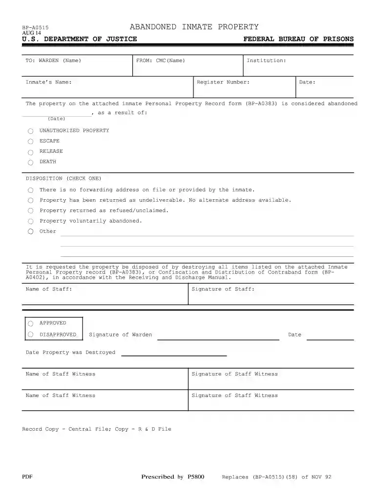 bop forms Preview on Page 1