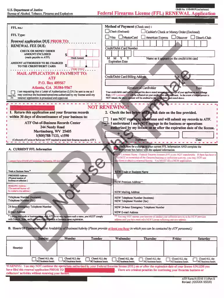 atf form 8 part ii Preview on Page 1