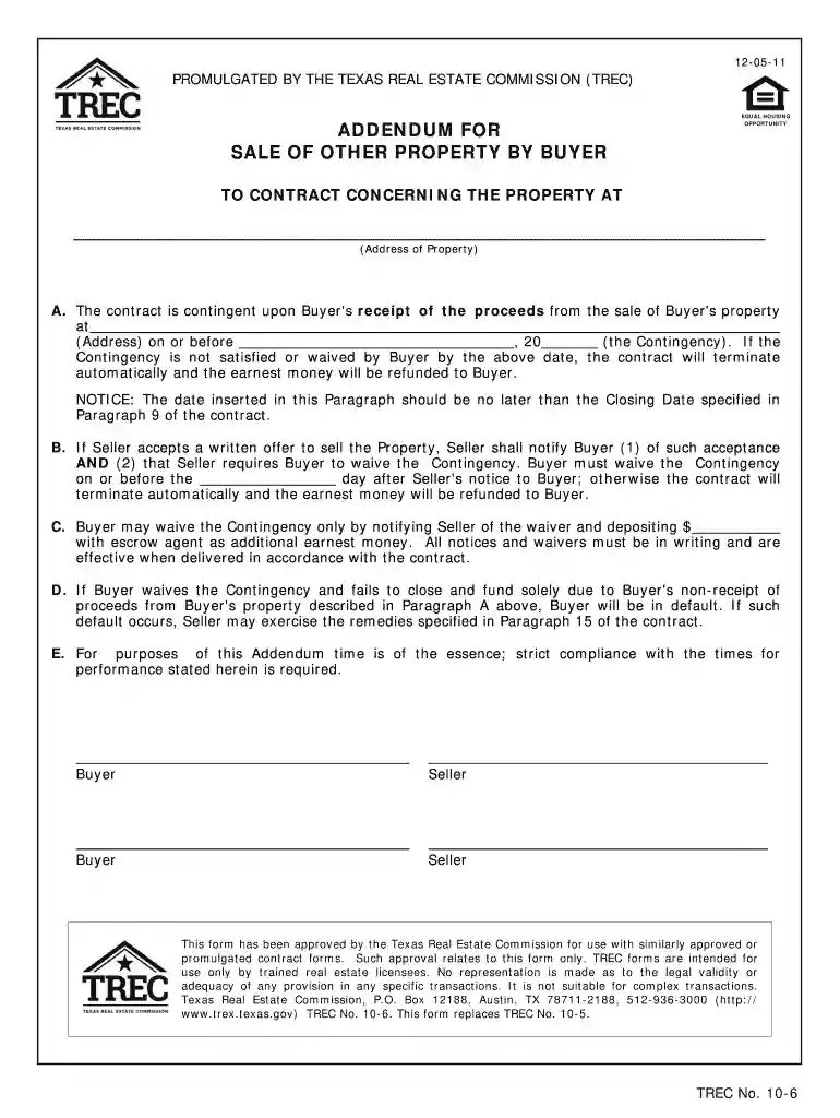 addendum contingent Preview on Page 1