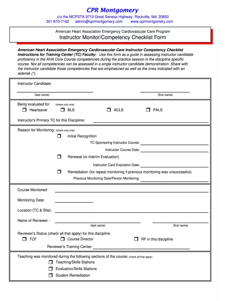 instructor monitor Preview on Page 1
