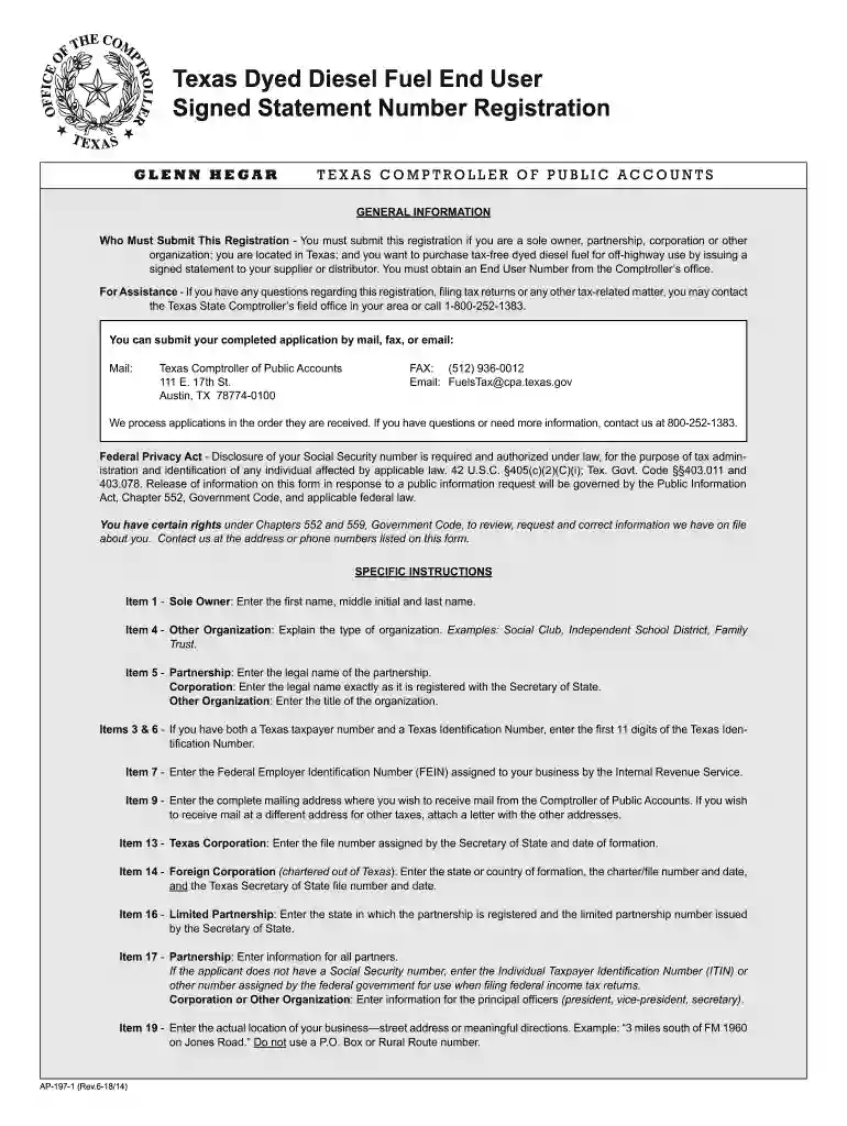texas dyed diesel permit online Preview on Page 1