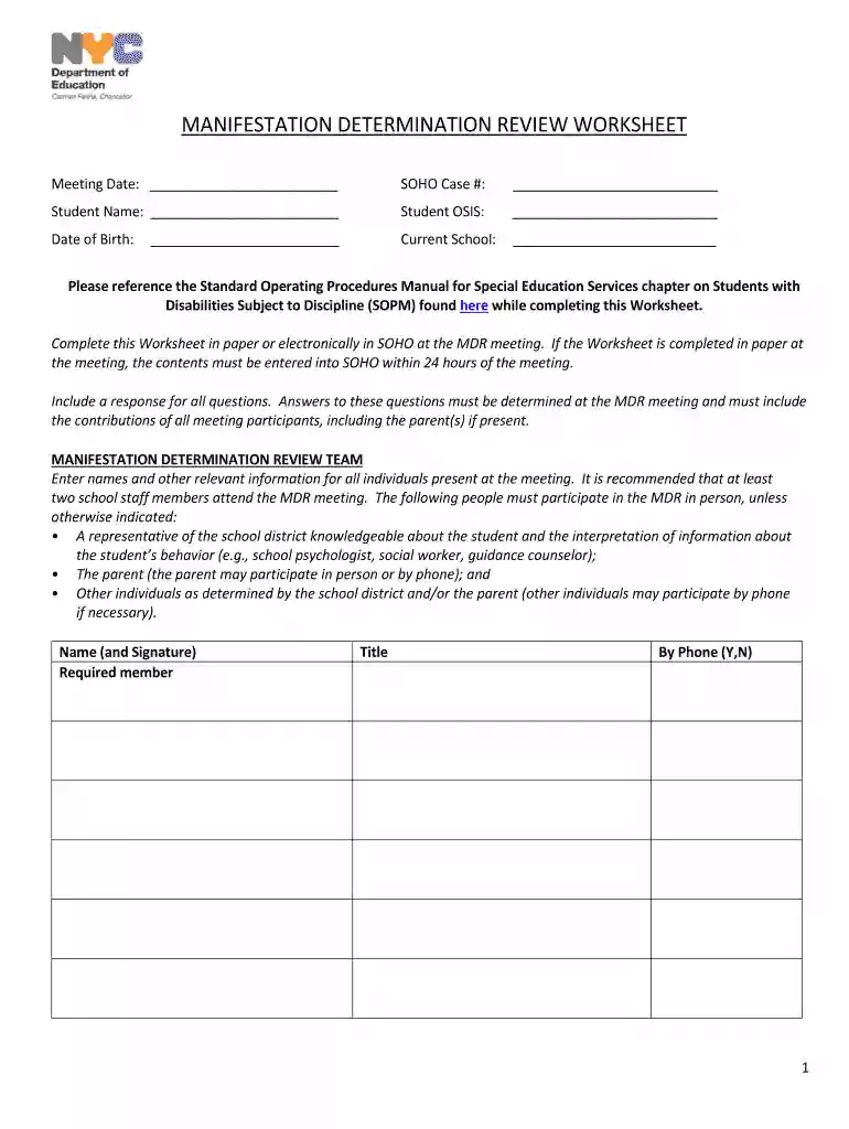 manifestation mdr Preview on Page 1