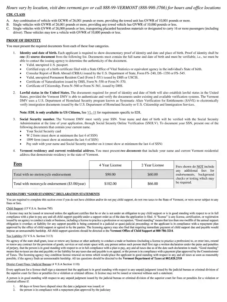 Hours vary by location, visit dmv Preview on Page 1