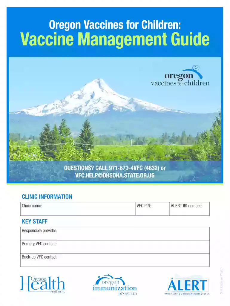 Oregon Vaccines for Children: Preview on Page 1
