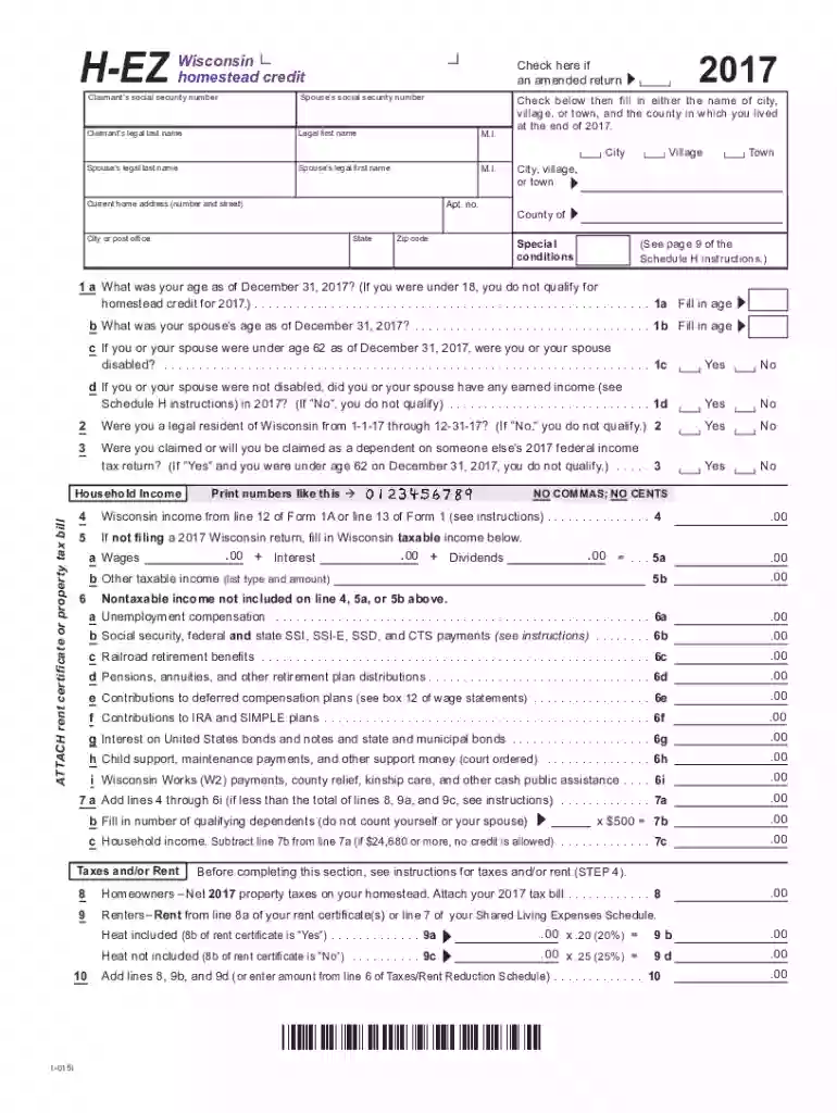 wisconsin homestead exemption Preview on Page 1