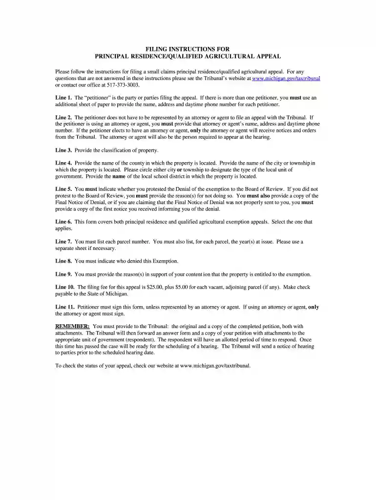 principal residence agricultural Preview on Page 1
