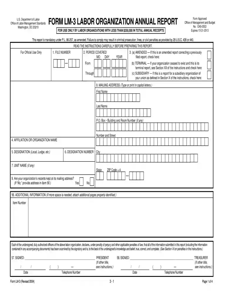 l m fill the word 2004 form Preview on Page 1