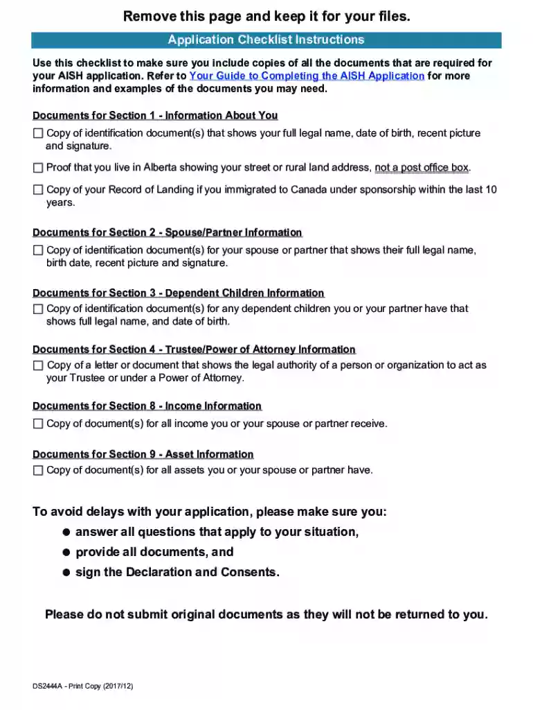 aish application Preview on Page 1