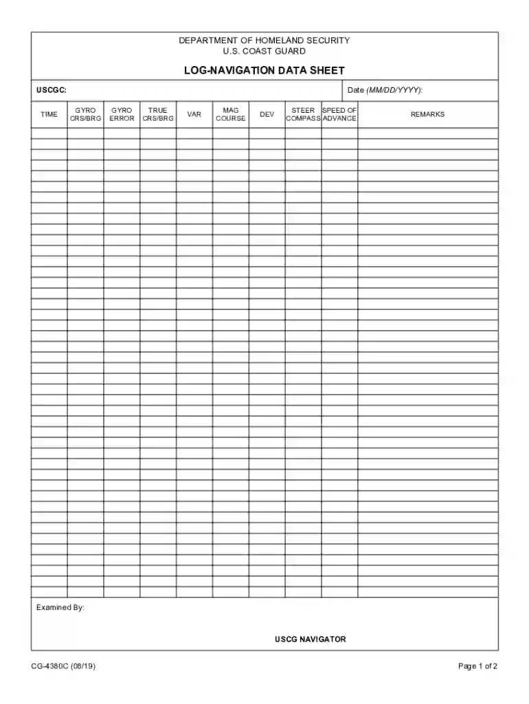 nav data sheet Preview on Page 1